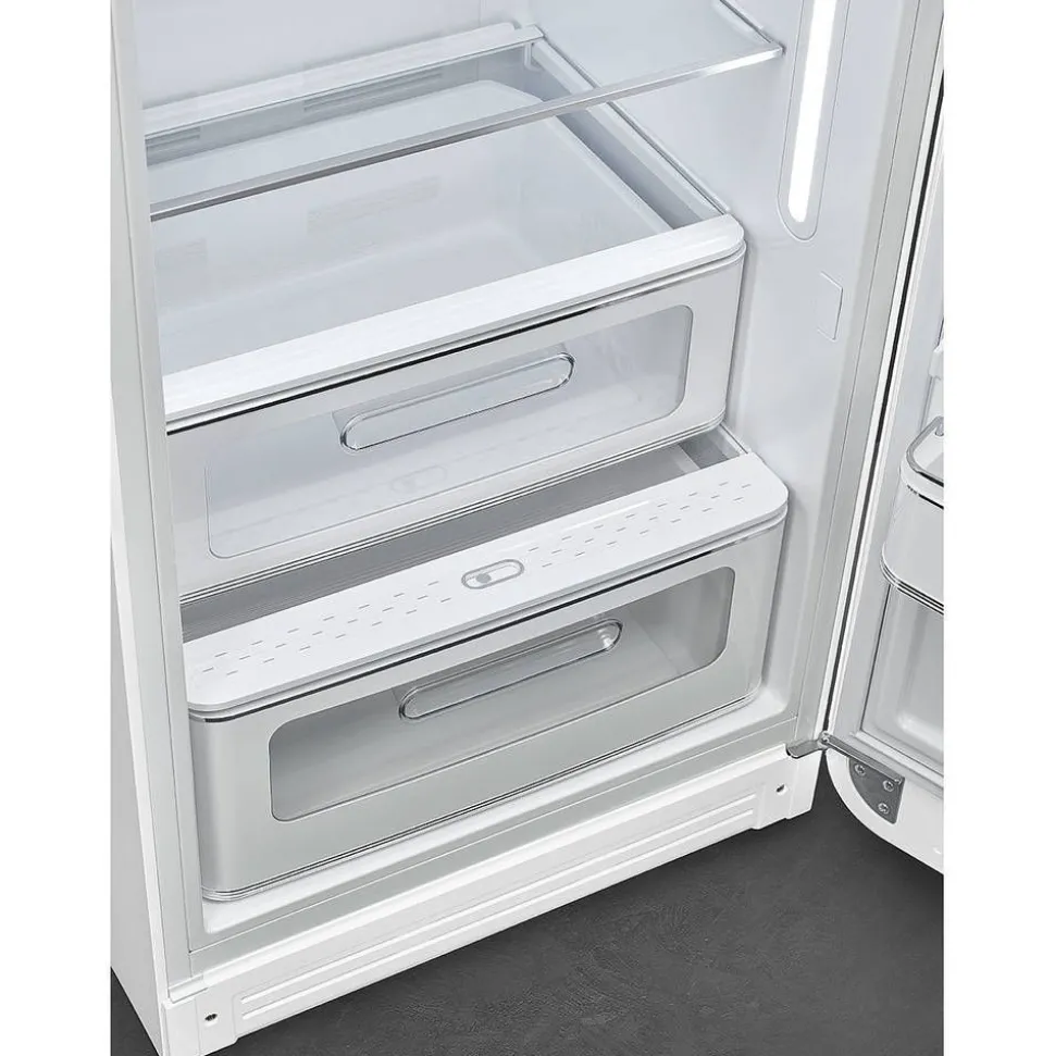 Smeg retrojääkaappi FAB28RWH5 153 cm, valk., oikea