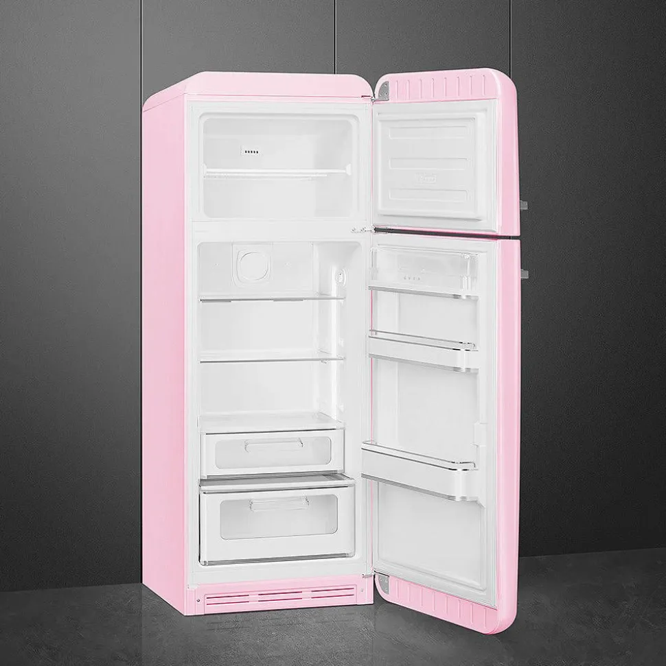 Smeg retrojääkaappipakastin FAB30RPK5 vaaleanpunainen, oikea