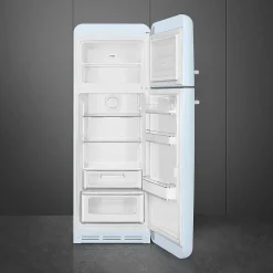 Smeg retrojääkaappipakastin FAB30RPB5 pastellinsininen, oikea