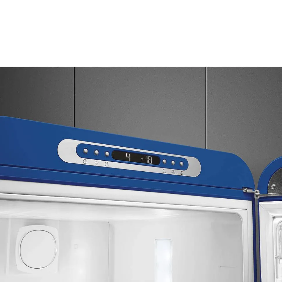 Smeg retrojääkaappipakastin FAB32RBE5 sininen, oikea