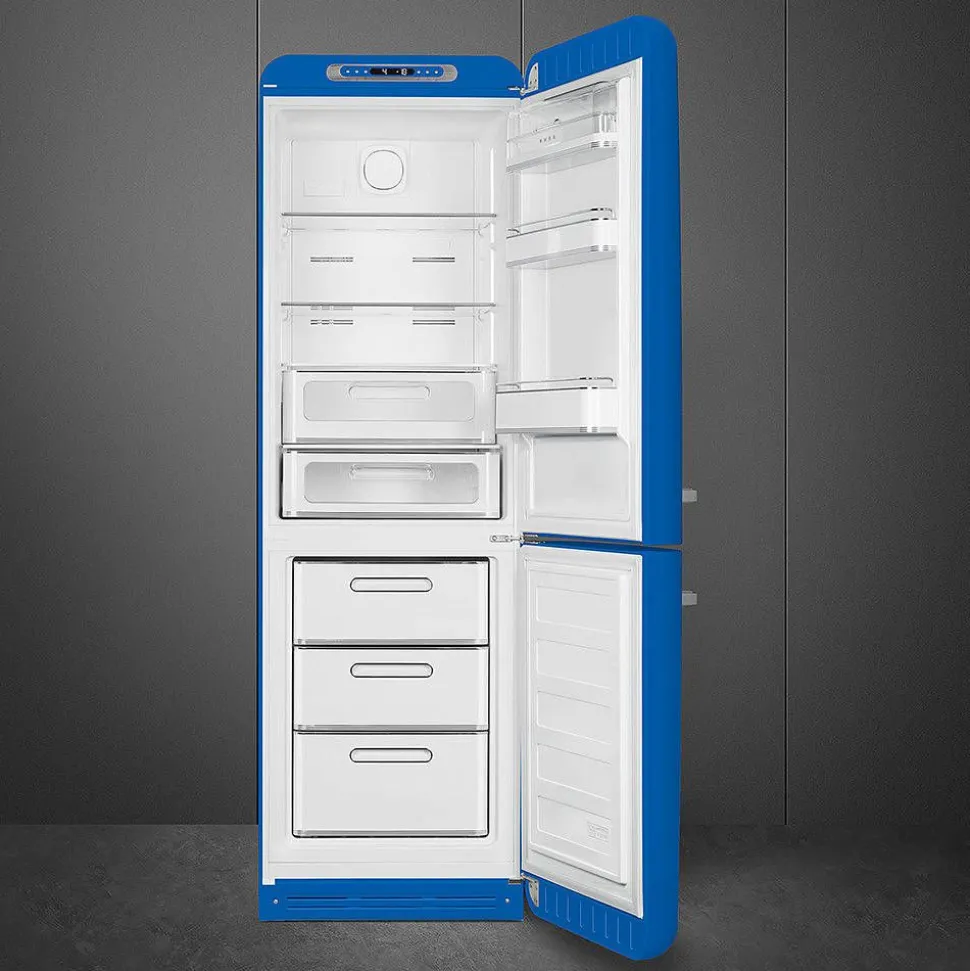 Smeg retrojääkaappipakastin FAB32RBE5 sininen, oikea