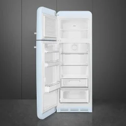 Smeg retrojääkaappipakastin FAB30LPB5 pastellinsininen, vasen