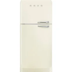 Smeg retrojääkaappi-pakastin FAB50RCR5, kerma, vasen