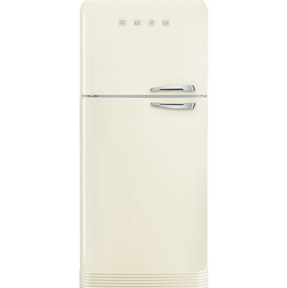 Smeg retrojääkaappi-pakastin FAB50RCR5, kerma, vasen
