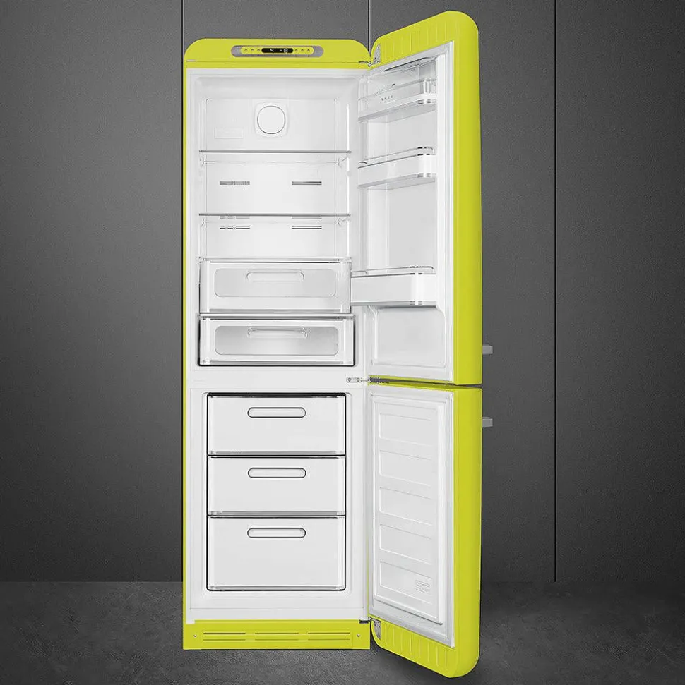 Smeg retrojääkaappipakastin FAB32RLI5 lime, oikea