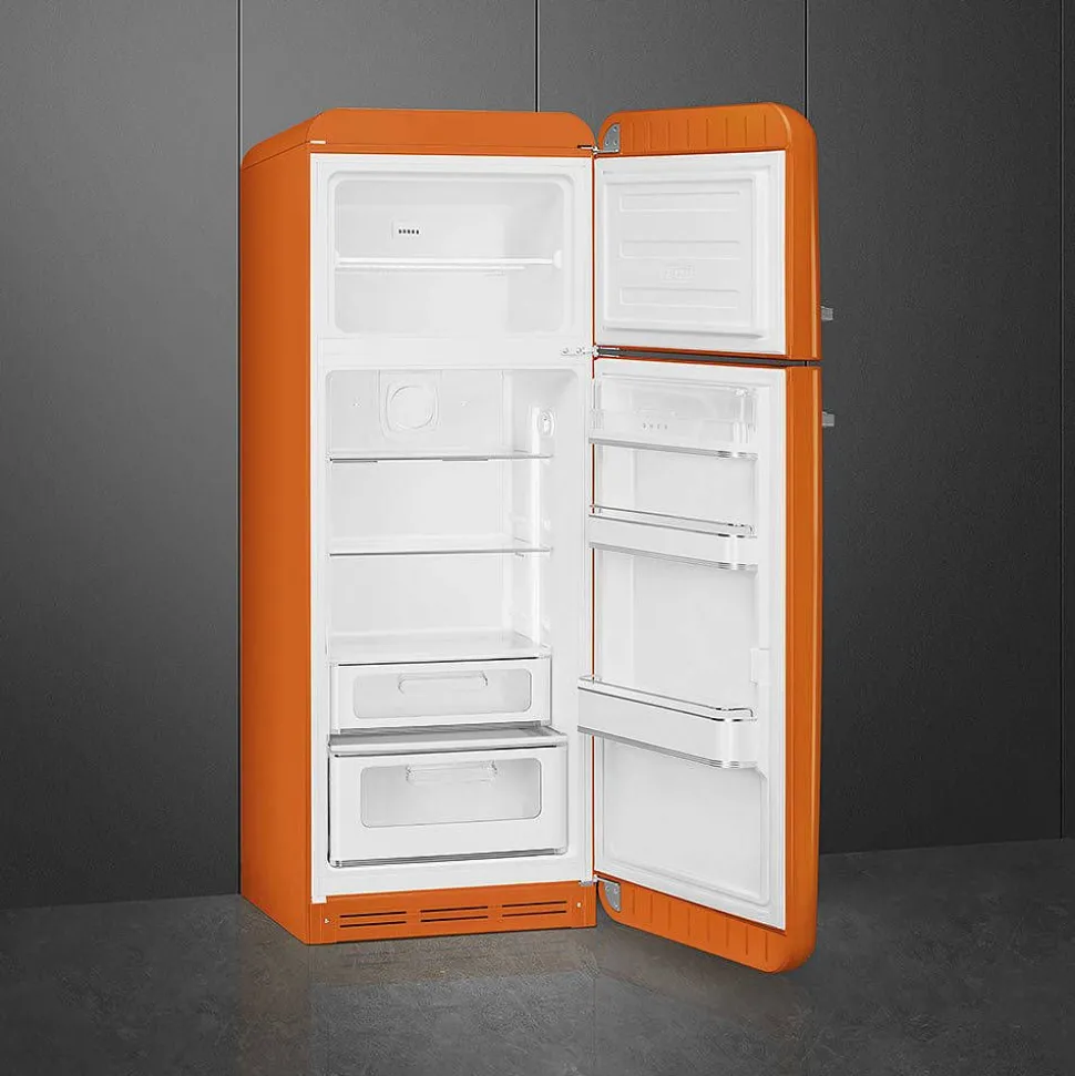Smeg retrojääkaappipakastin FAB30ROR5 oranssi, oikea