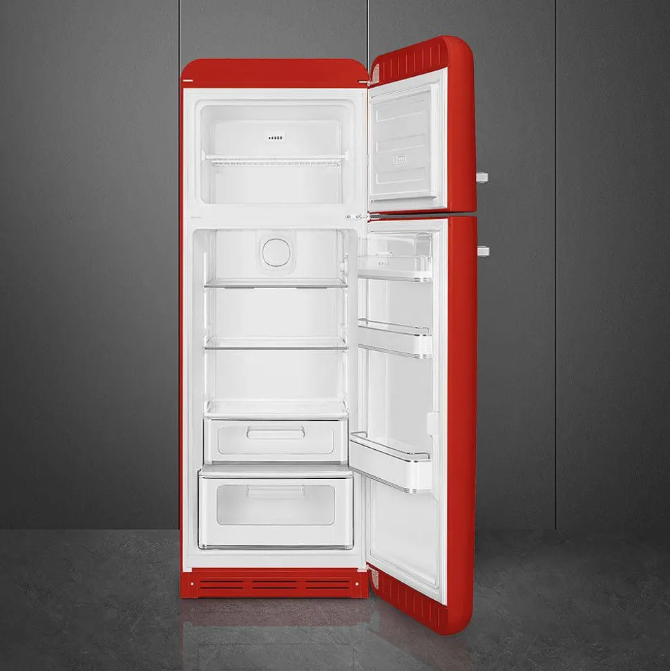 Smeg retrojääkaappipakastin FAB30RRD5 punainen, oikea