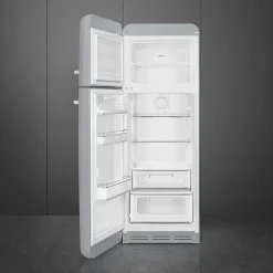 Smeg retrojääkaappipakastin FAB30LSV5 hopea, vasen