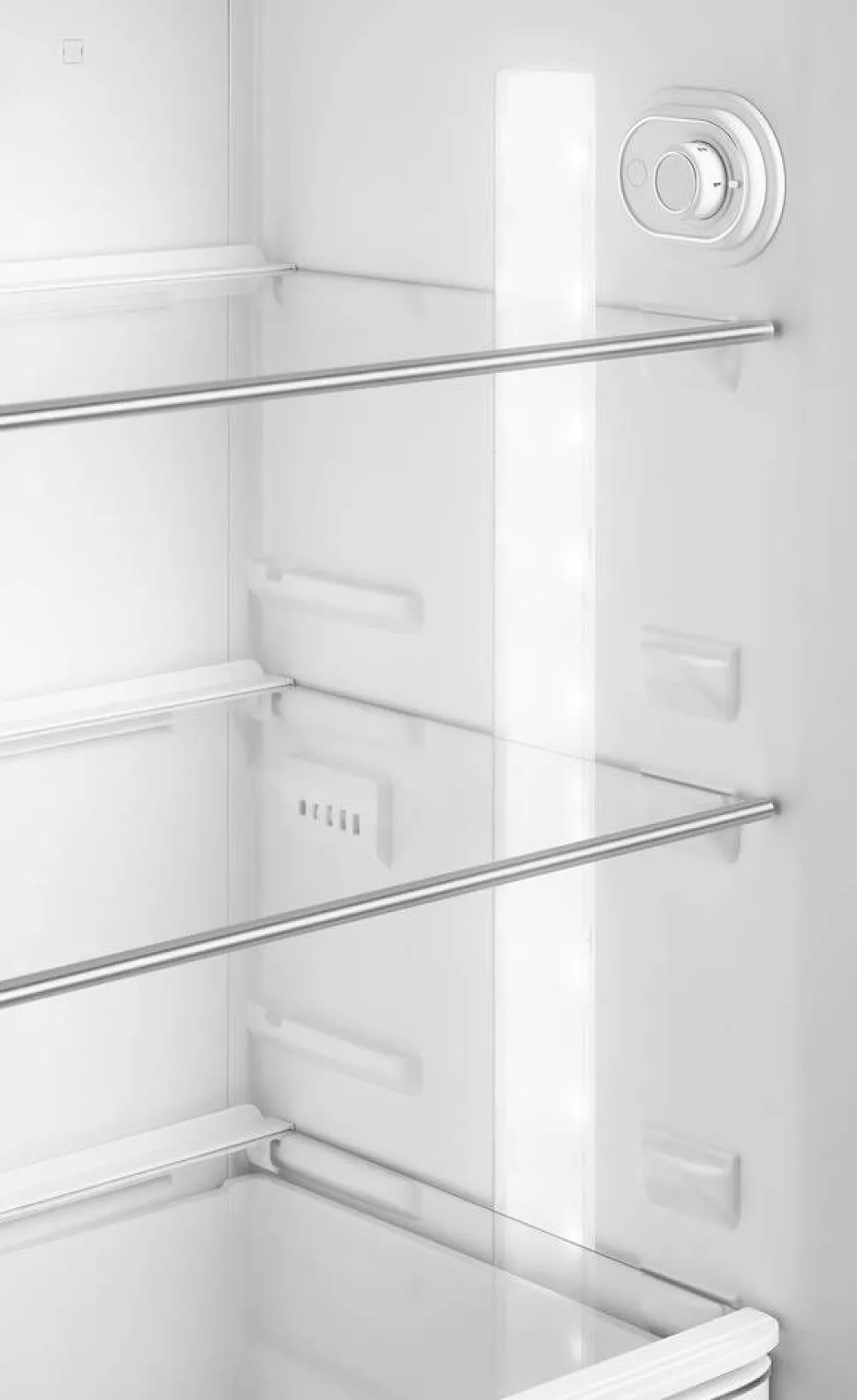 Smeg retrojääkaappipakastin FAB30LSV5 hopea, vasen