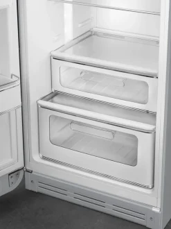 Smeg retrojääkaappipakastin FAB30LSV5 hopea, vasen