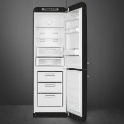 Smeg retrojääkaappipakastin FAB32RBL5 musta, oikea