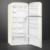 Smeg retrojääkaappi-pakastin FAB50RCR5, kerma, oikea