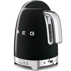 Smeg vedenkeitin KLF04BLEU lämpötilan säädöllä, musta