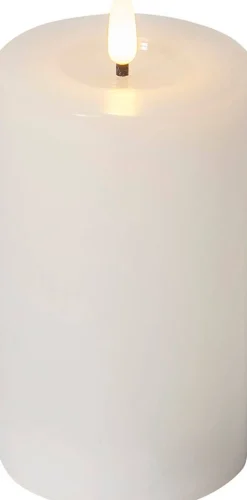 Star Trading LED-kynttilä Flamme Flow 15 cm valkoinen
