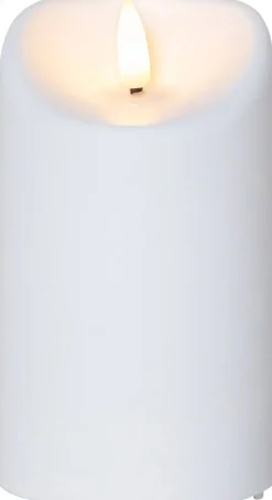 Star Trading LED-kynttilä Flamme 13 cm IP44 valkoinen