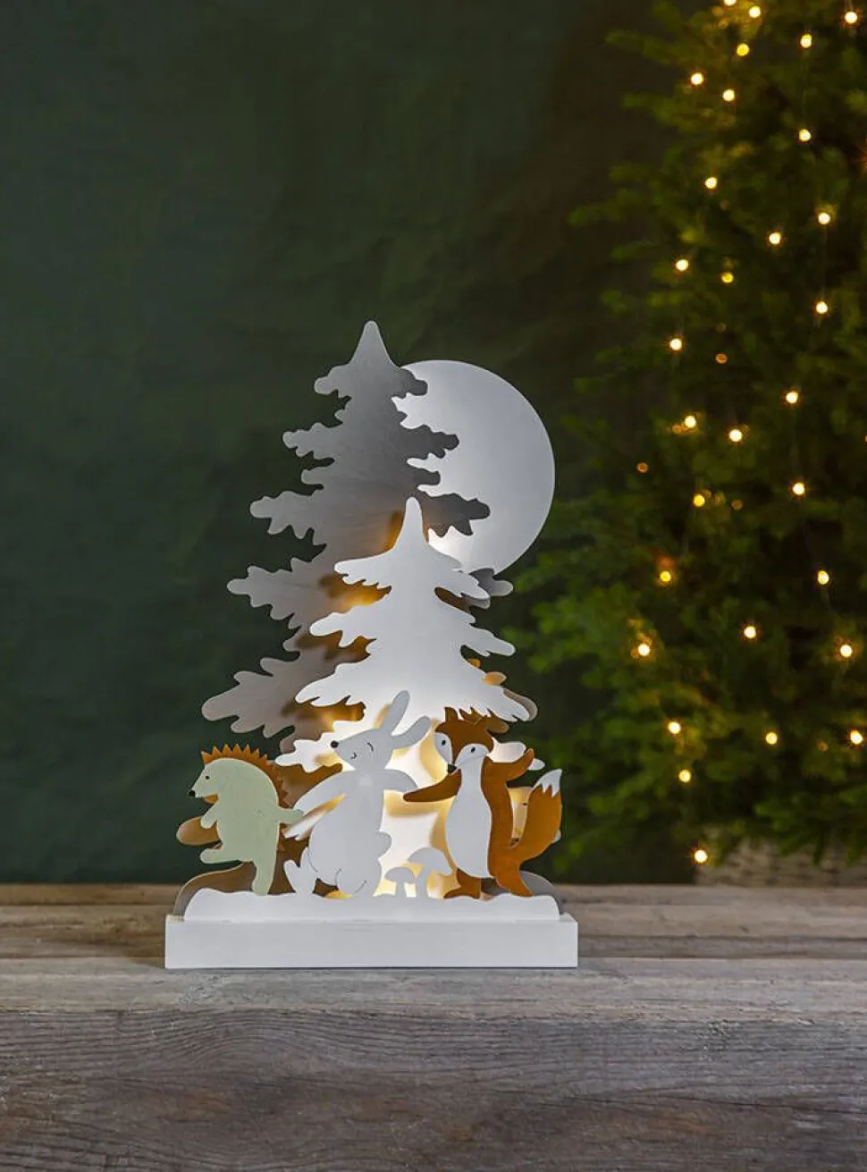 Star Trading pöytäkoriste Forest Friends 44 cm