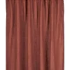 Svanefors verhot Julie 145x280 cm tiilenpunainen 2 kpl