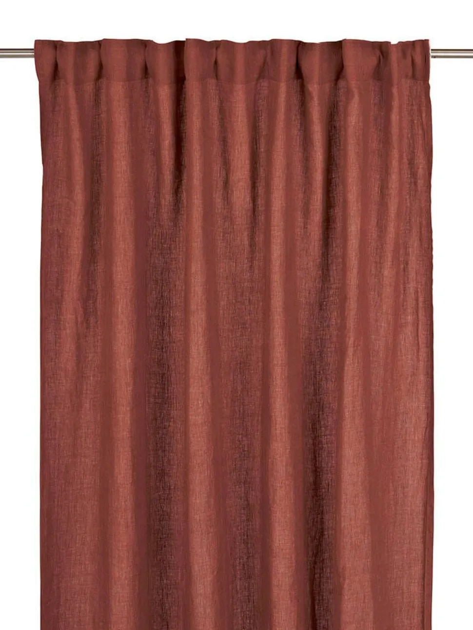 Svanefors verhot Julie 145x280 cm tiilenpunainen 2 kpl