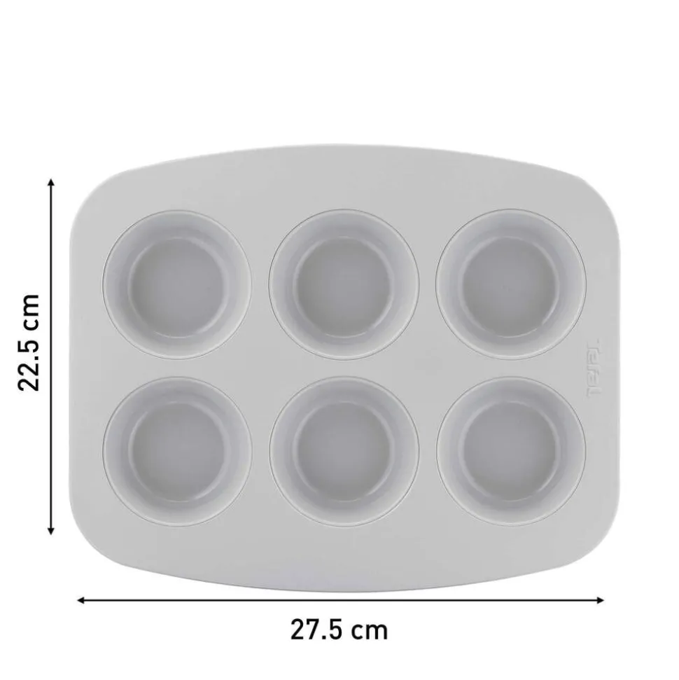 Tefal muffinivuoka 6 kuppia Ceramik 27,5x22,5 cm