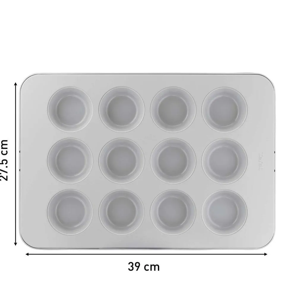 Tefal muffinivuoka 12 kuppia Ceramik 39x27,5 cm