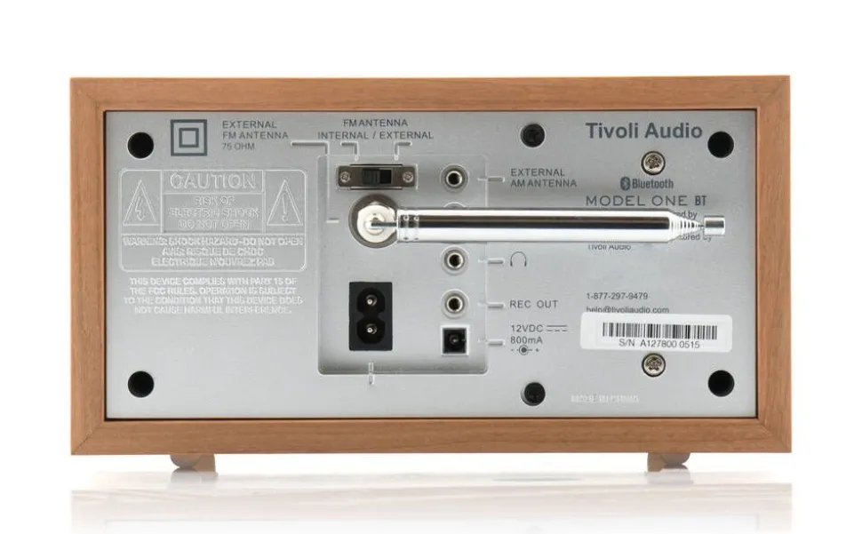 Tivoli Audio Model One radio Bluetooth kirsikka/hopea