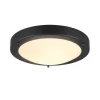 Trio Lighting kattovalaisin Condus H2O E27 mattamusta