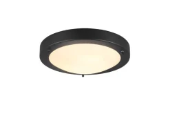 Trio Lighting kattovalaisin Condus H2O E27 mattamusta