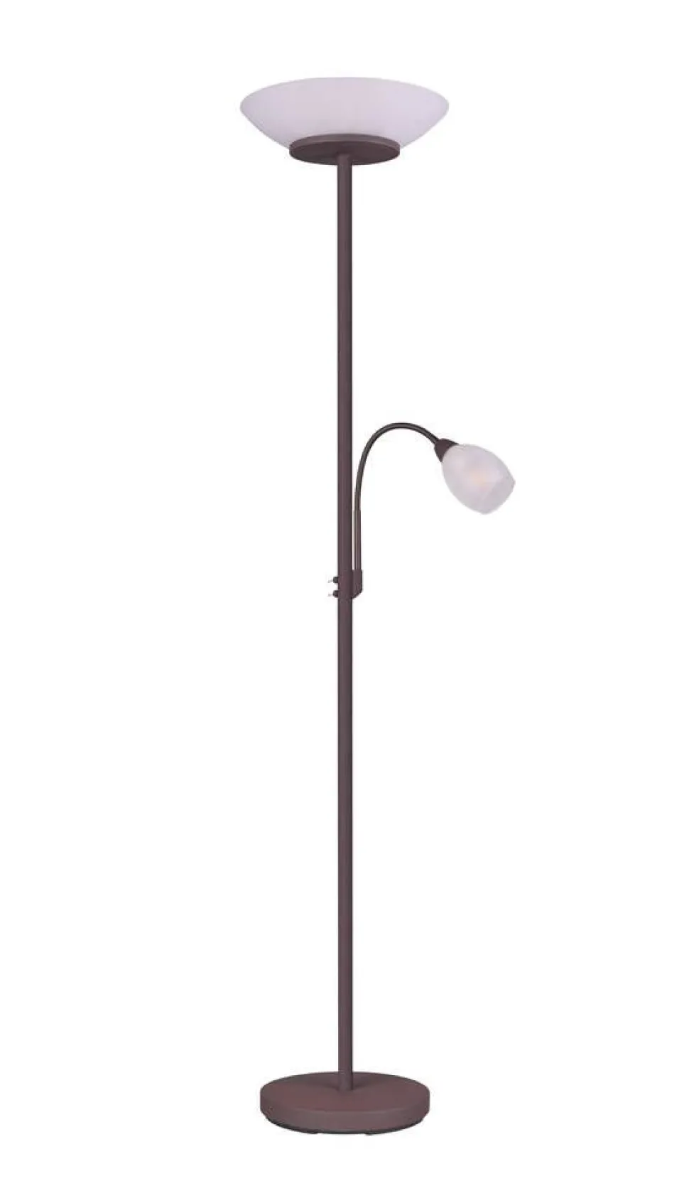 Trio Lighting lattiavalaisin Gerry E27+E14 rustiikki