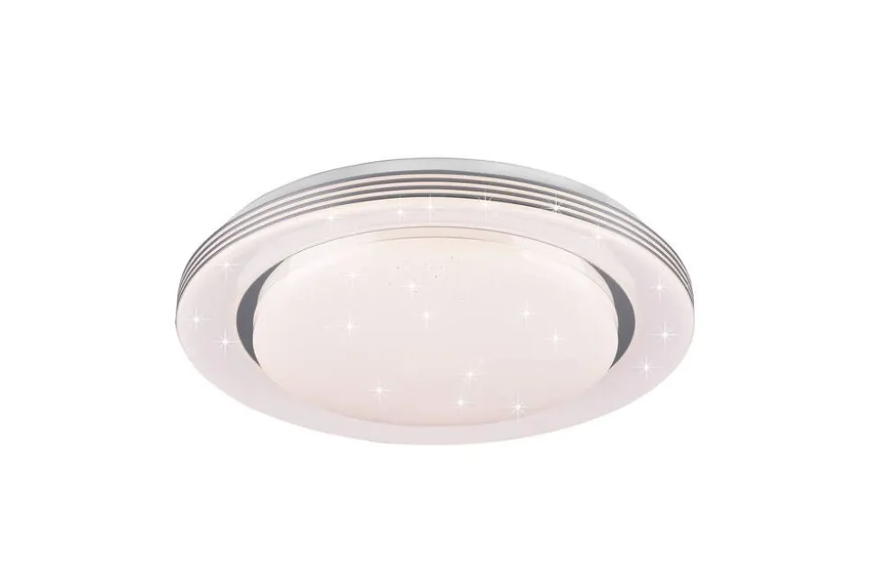 Trio Lighting LED kattovalaisin Atria 48 cm valkoinen starli