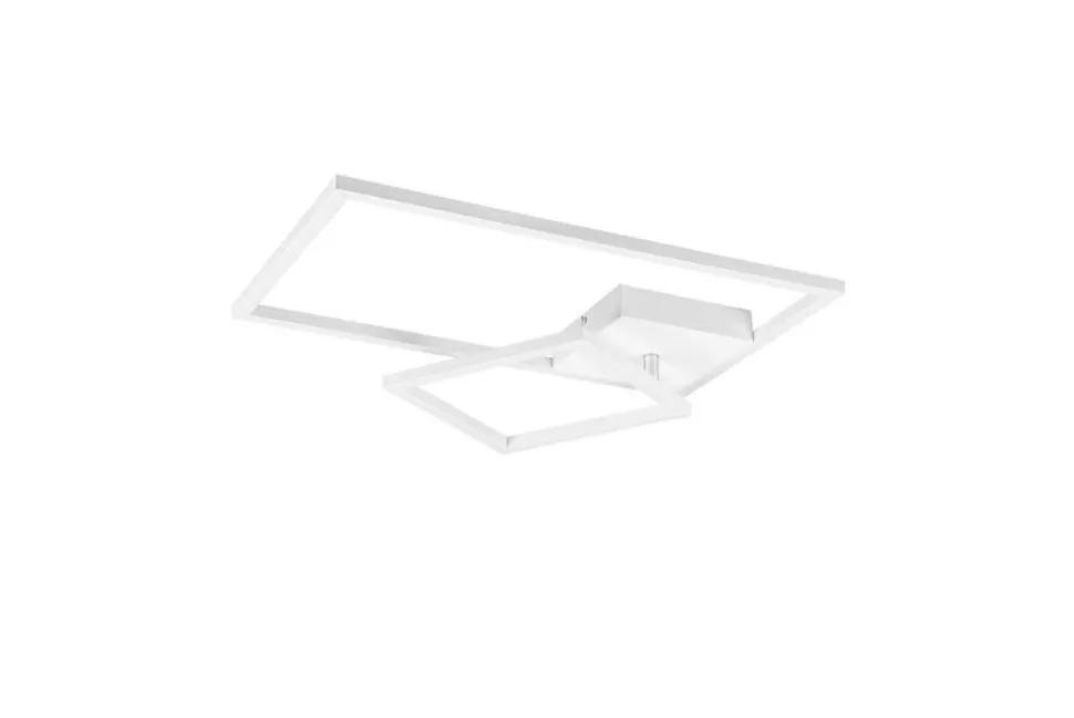 Trio Lighting LED kattovalaisin Padella mattavalkoinen