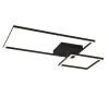 Trio Lighting LED kattovalaisin Padella mattamusta