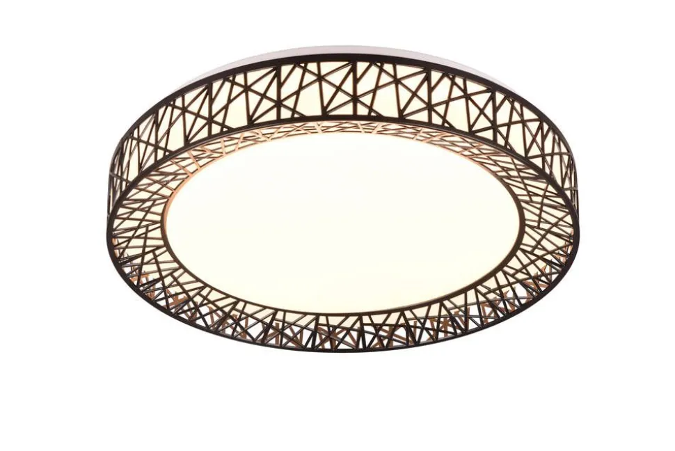 Trio Lighting LED kattovalaisin Cluster musta