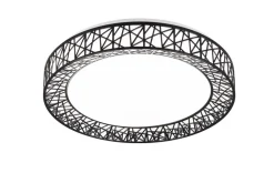 Trio Lighting LED kattovalaisin Cluster musta