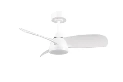 Trio Lighting LED tuuletinkattovalaisin Helsinki mattavalkoi