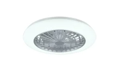 Trio Lighting LED tuuletinkattovalaisin Stralsund harmaa sta
