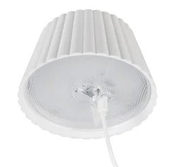 Trio Lighting LED ulkolattiavalaisin Suarez mattavalkoinen l