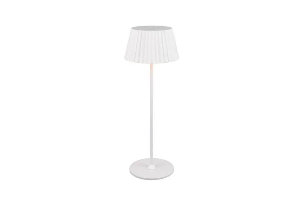 Trio Lighting LED ulkopöytävalaisin Suarez mattavalkoinen la