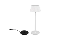 Trio Lighting LED ulkopöytävalaisin Suarez mattavalkoinen la