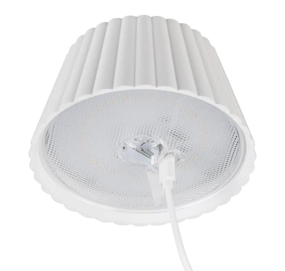 Trio Lighting LED ulkopöytävalaisin Suarez mattavalkoinen la