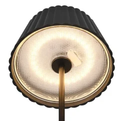 Trio Lighting LED ulkopöytävalaisin Suarez mattamusta ladatt
