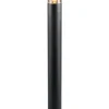 Trio Lighting pylväsvalaisin Hoosic 80 cm E27 mattamusta