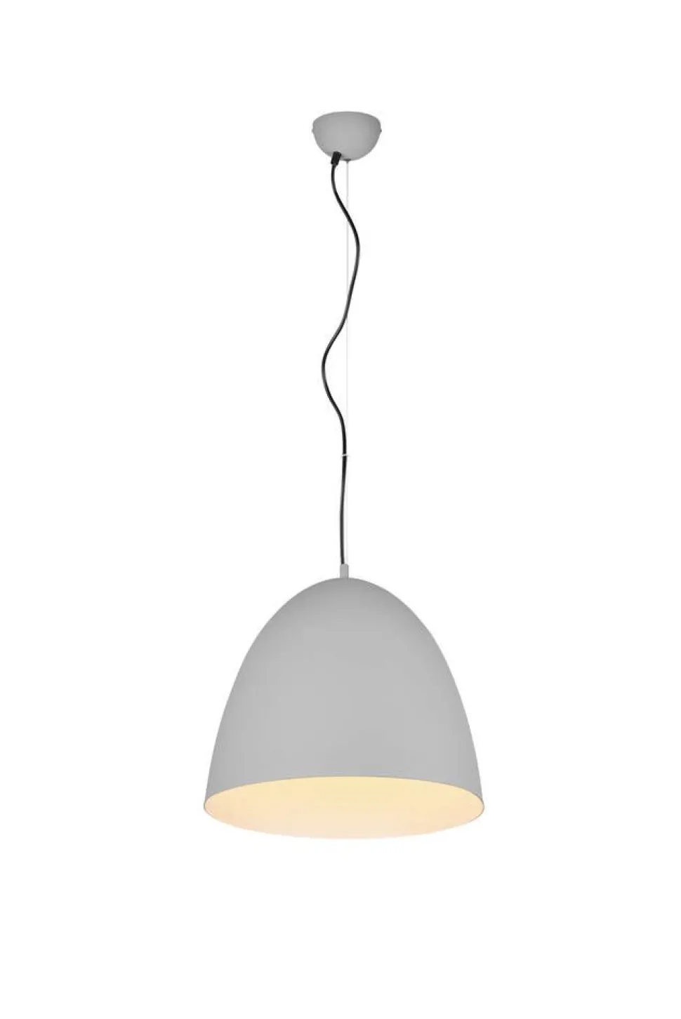 Trio Lighting riippuvalaisin Tilda 40 cm E27 harmaa