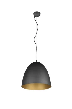 Trio Lighting riippuvalaisin Tilda 40 cm E27 mattamusta/kult