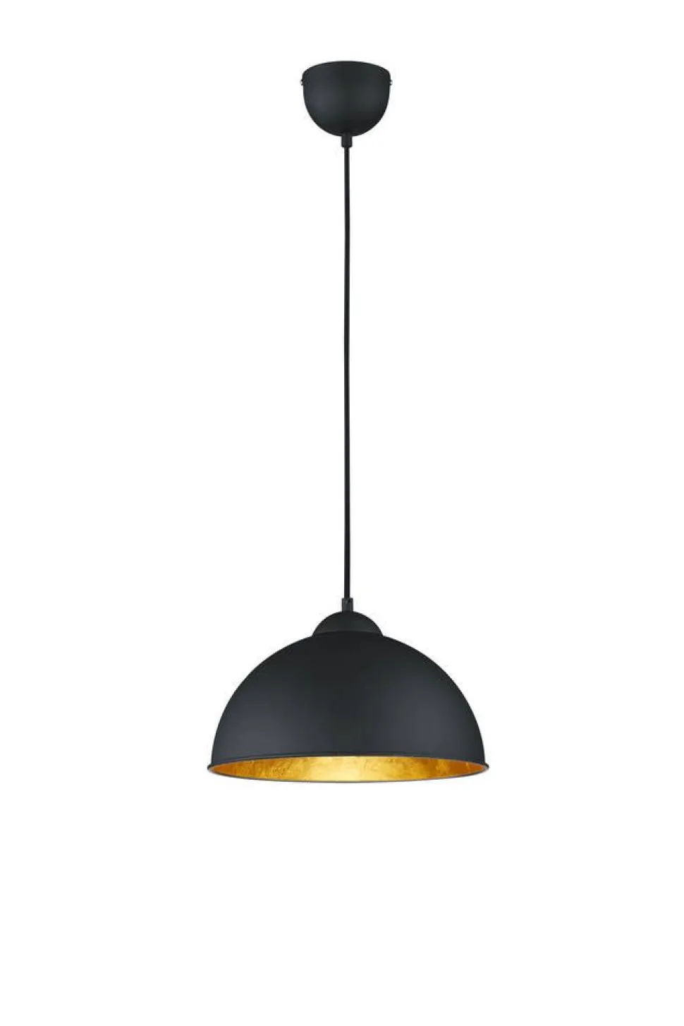 Trio Lighting riippuvalaisin Jimmy E27 musta/kultainen