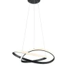 Trio Lighting riippuvalaisin Course mattamusta