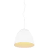 Trio Lighting riippuvalaisin Tilda 40 cm E27 mattavalkoinen