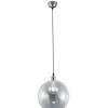 Trio Lighting riippuvalaisin Dino E27 harjattu teräs