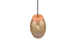 Trio Lighting riippuvalaisin Bidar 1-os E27 kahvinruskea