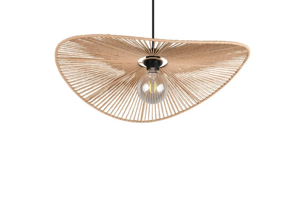 Trio Lighting riippuvalaisin Laurine 58 cm E27 ruskea
