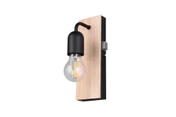 Trio Lighting seinävalaisin Arturo H2O 1-os E27 puu/mattamus